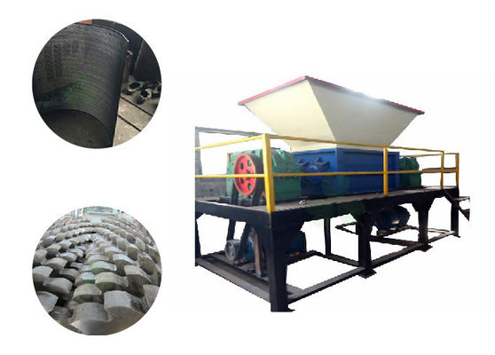 Trung Quốc Bốn trục chất thải gỗ Shredder máy với 4-5t / H công suất thấp tiếng ồn nhà cung cấp